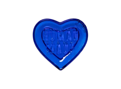 HUMAN MADE Heart Glass Tray "Navy"