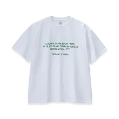 Graphpaper x Benjamin Graph Edgar Paper S/S Oversized Tee "White/Green"