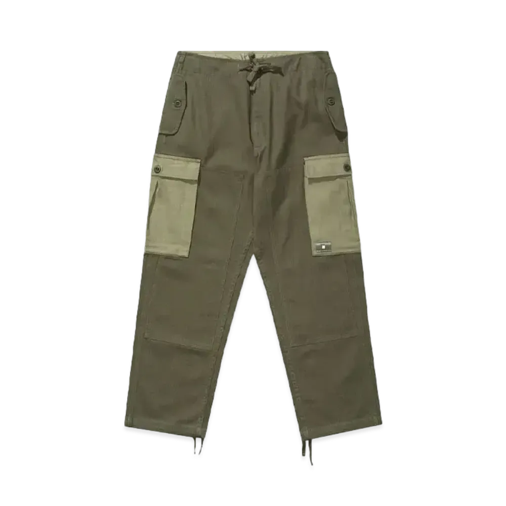 UNDEFEATED Colorblock Cargo Pant "Olive"