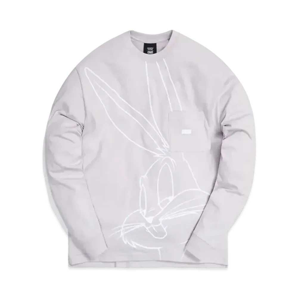 Kith x Looney Tunes Bugs LS Pocket Quinn Tee "Mushroom"