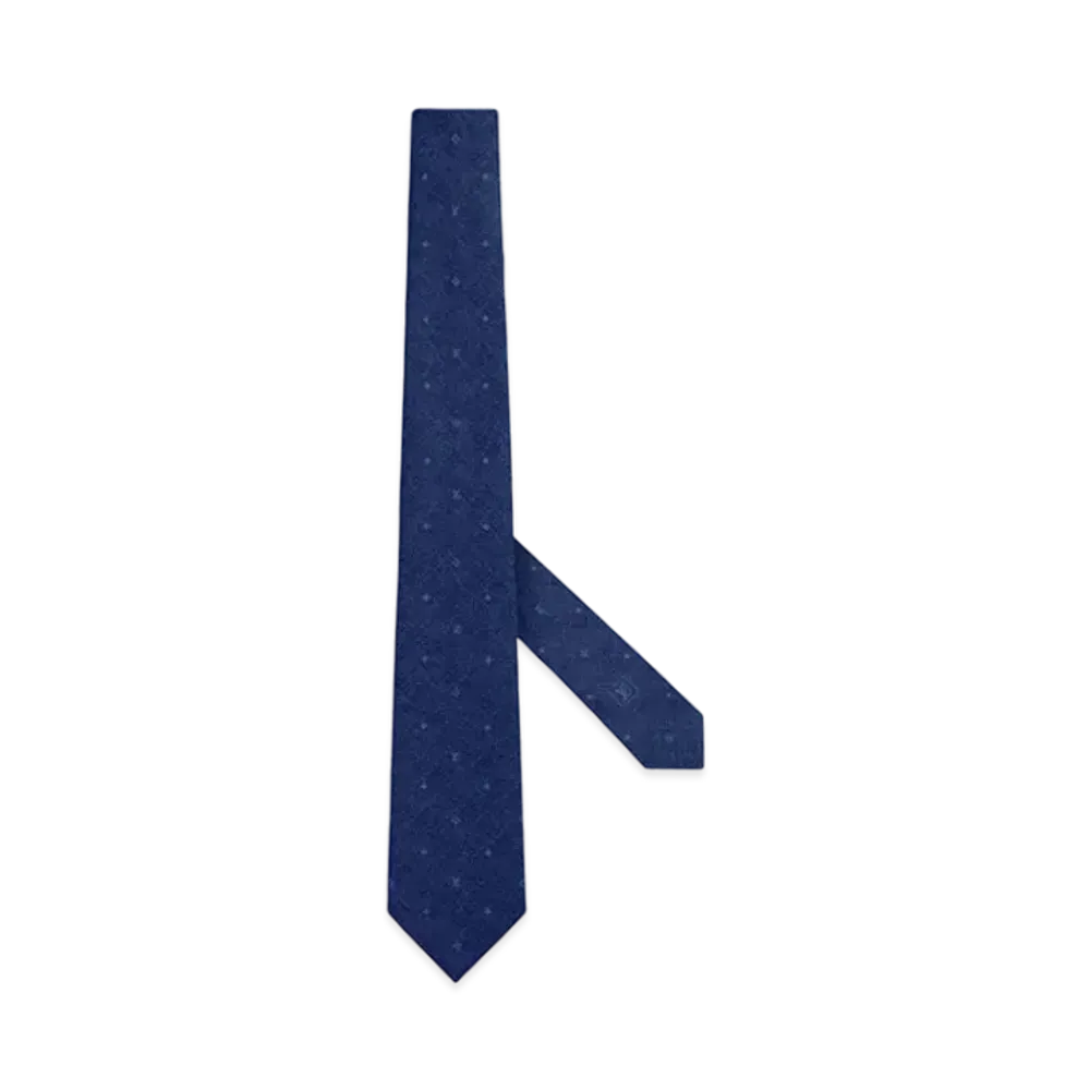 Louis Vuitton Constellation Denim Tie "Navy Blue"