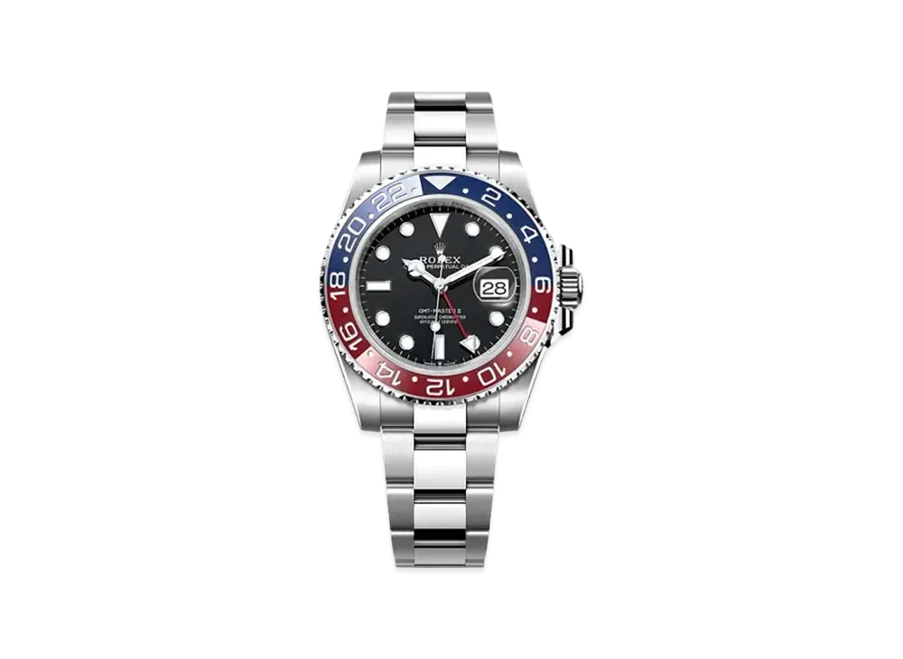 ROLEX GMT Master II Oyster Bracelet "Black/Red/Blue" 126710BLRO