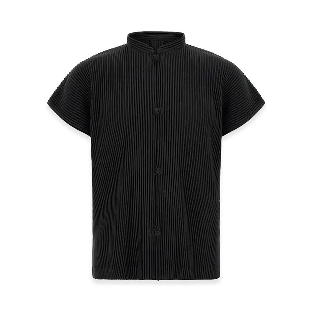HOMME PLISSE ISSEY MIYAKE Polyester Shirt "Black"