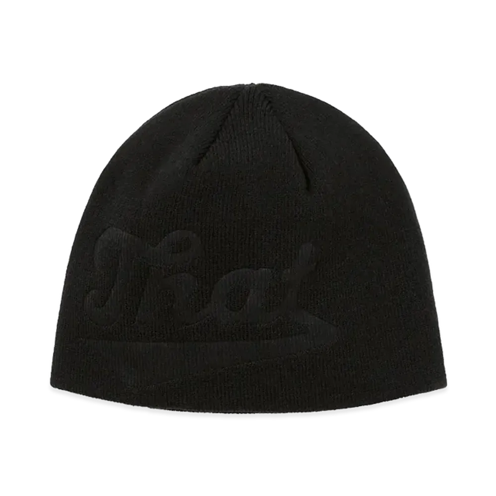 thisisneverthat Debossed That No Cuff Beanie "Black"