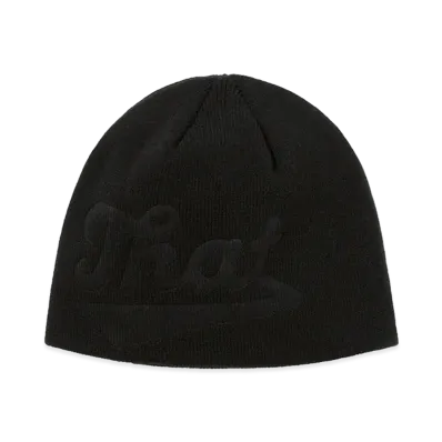 thisisneverthat Debossed That No Cuff Beanie "Black"
