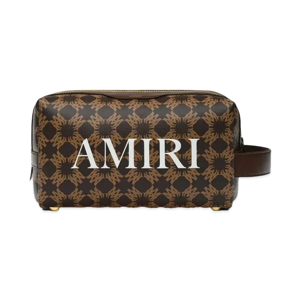 AMIRI MA Quad Dopp Kit "Chocolate"