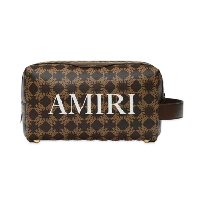 AMIRI MA Quad Dopp Kit "Chocolate"