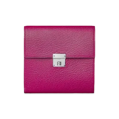 Hermes Clic 12 Wallet "Rose Pourpre"
