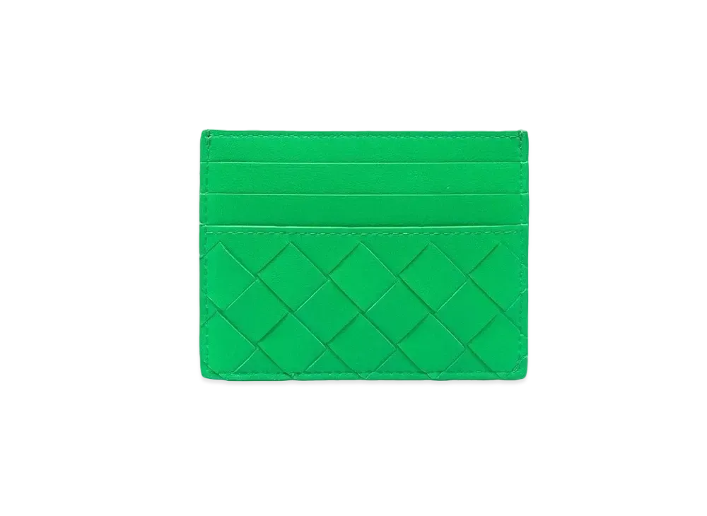 Bottega Veneta Credit Card Holder "Parakeet"