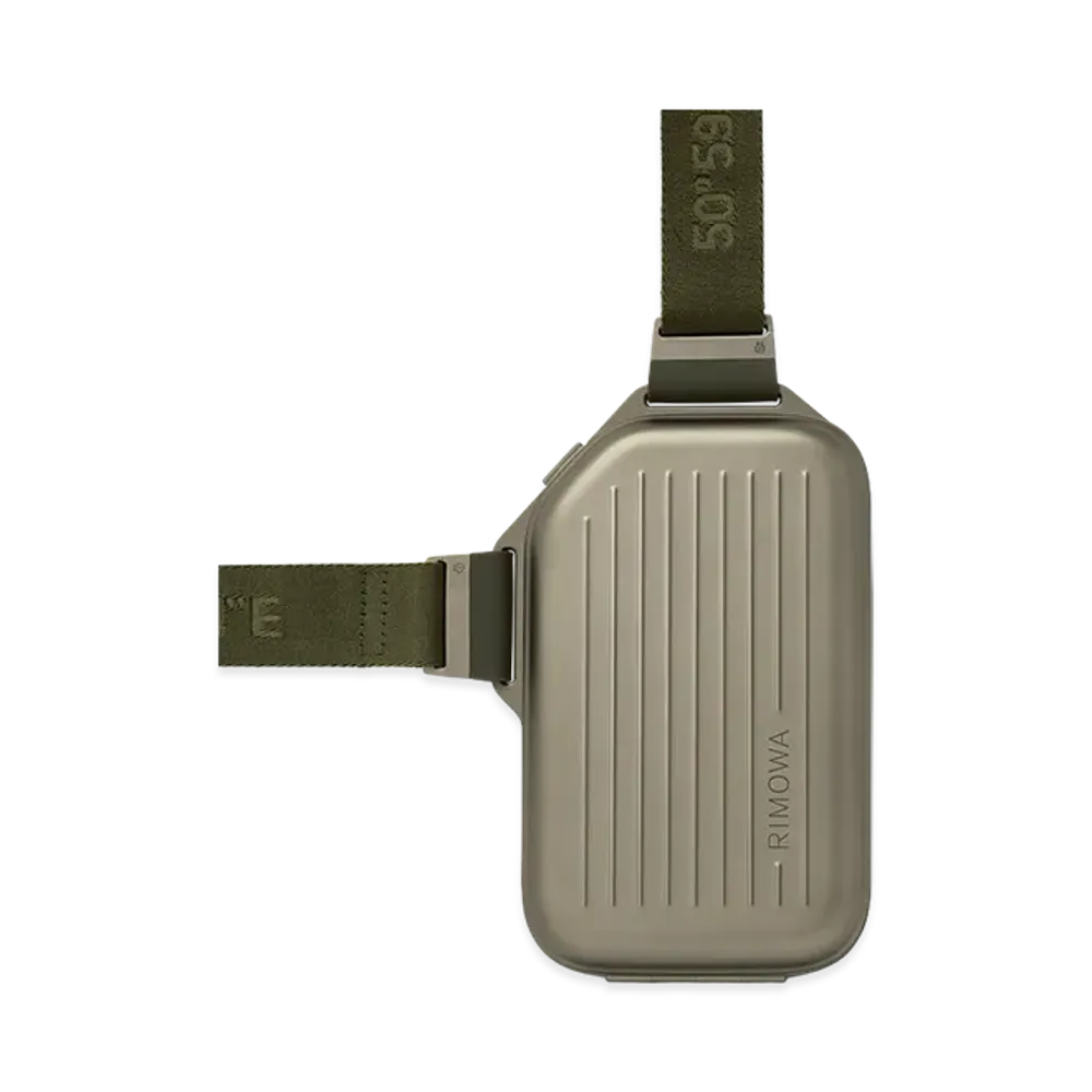 RIMOWA Personal - Aluminium Sling Clutch "Titanium"