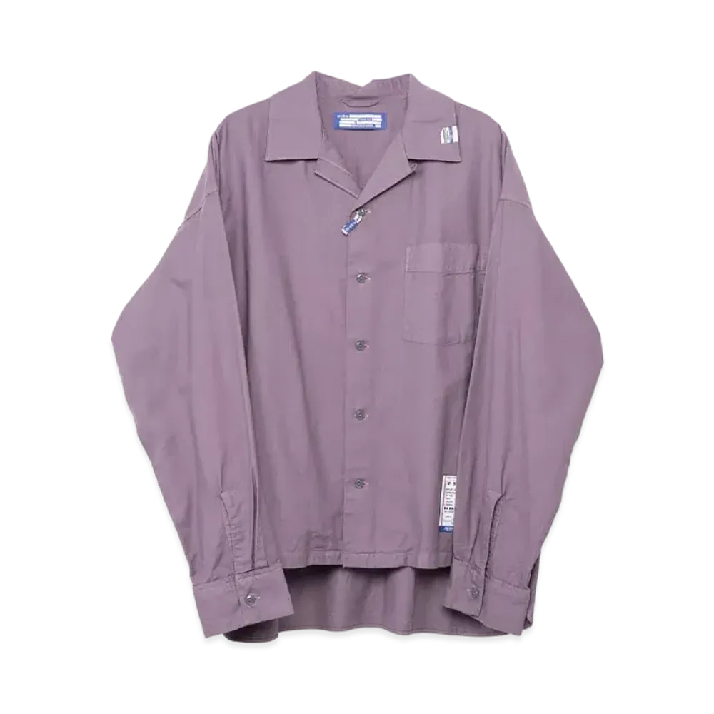 Maison MIHARA YASUHIRO Long-Sleeve Oxford Shirt "Purple"