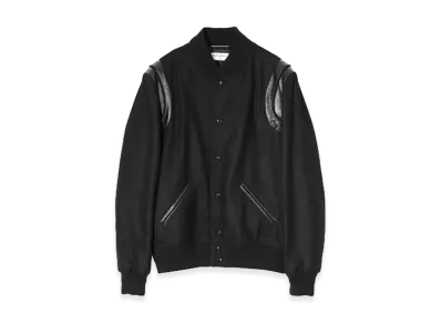 Saint Laurent Wool Teddy Jacket "Black"