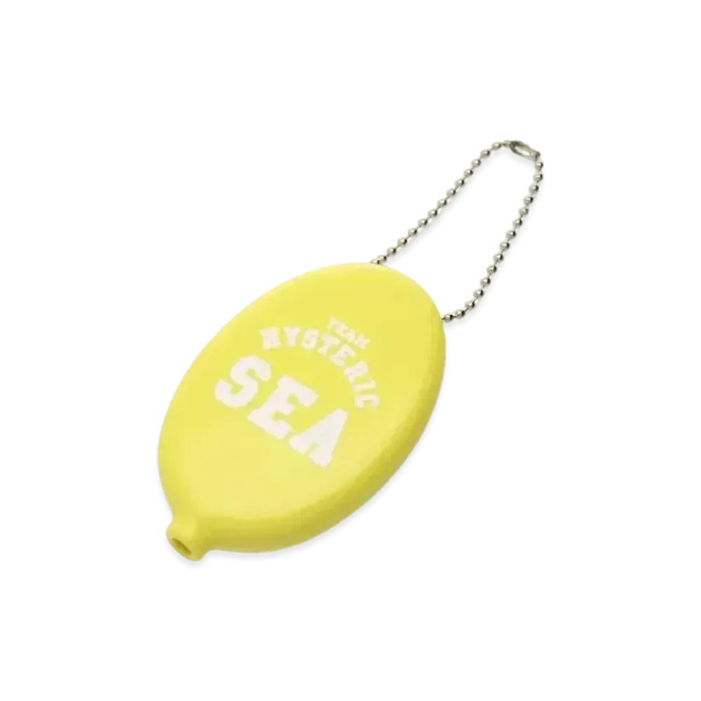 WIND AND SEA x HYSTERIC GLAMOUR Rubber Coin Case "Yellow"