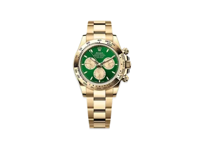 ROLEX Cosmograph Daytona 40mm Yellow Gold 126508 "Bright Green"