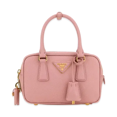 PRADA Women's Leather Handbag "Pink"