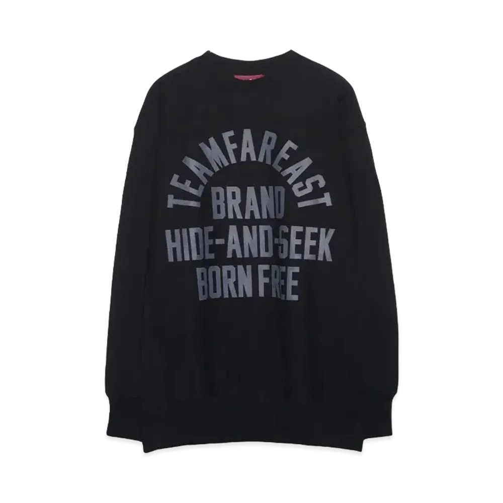 Hide and Seek College Sweat Shirt(24ss) "BLACK"