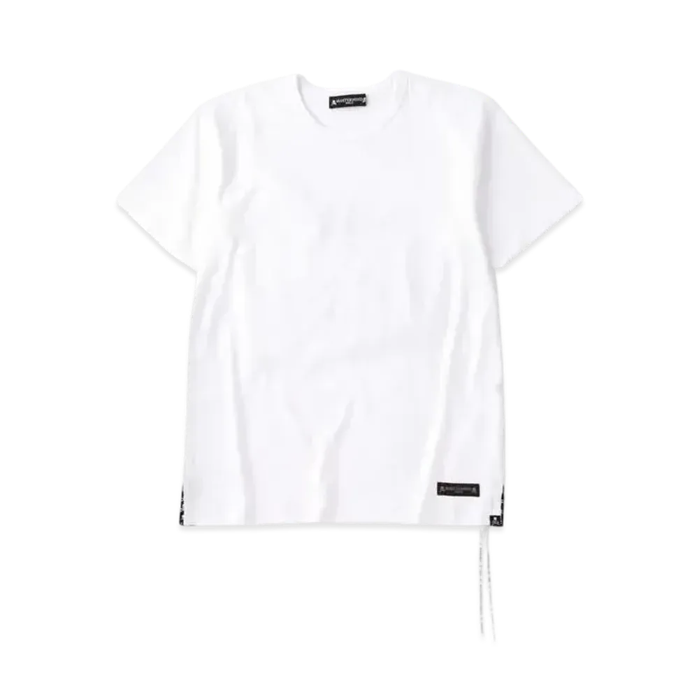 mastermind WORLD Cursive Logo Tee "White"