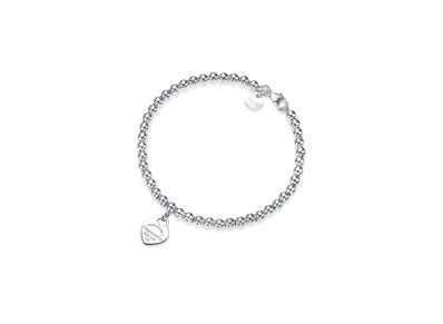 Tiffany & Co. Return to Tiffany Heart Tag Bead Bracelet "Sterling Silver"