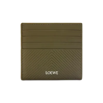 LOEWE Open Card Holder "Dark Khaki"