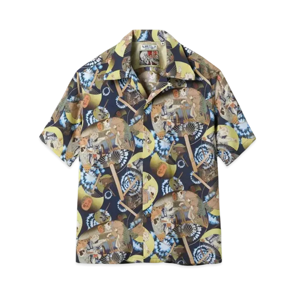 SUN SURF x Kuniyoshi Utagawa Special Edition Cat Suzumi "Navy"
