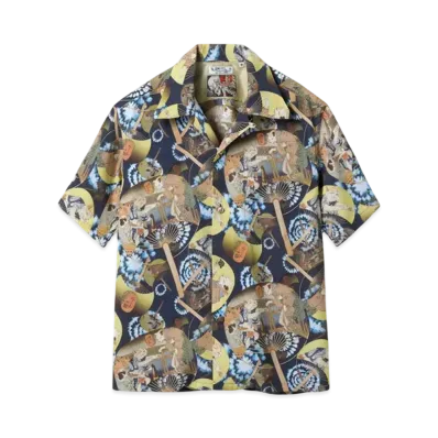 SUN SURF x Kuniyoshi Utagawa Special Edition Cat Suzumi "Navy"