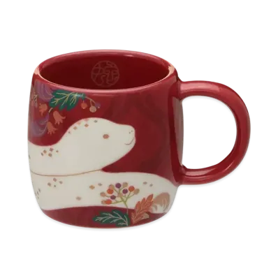 STARBUCKS New Year Mug Snake 89ml "Red"