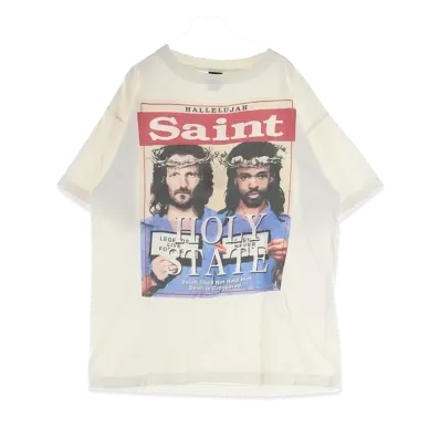 SAINT Mxxxxxx x Denim Tears HOLY STATE S/S T-Shirt "Off White"