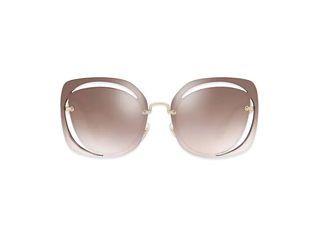 MIU MIU Seny Cue Eyewear "Brown Gradation Mirror Lens"