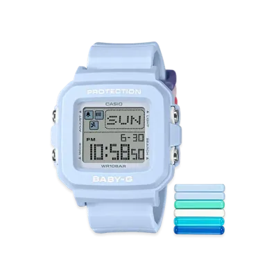 Casio G-Shock Baby-G Plus BGD-10 Digital L Watch With Band Loop "Light Blue"