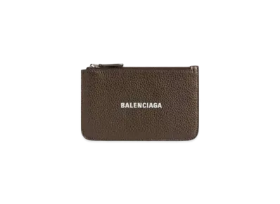 BALENCIAGA Cash Large Long Coin Card Holder Metallized "Bronze"
