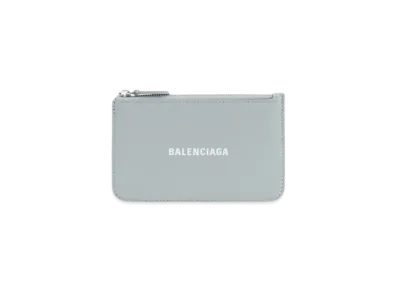 BALENCIAGA Cash Large Long Coin Card Holder "Blue"