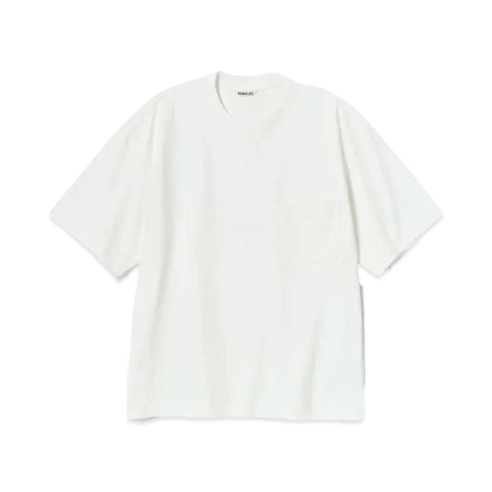 AURALEE Heavy Weight Tee "White"