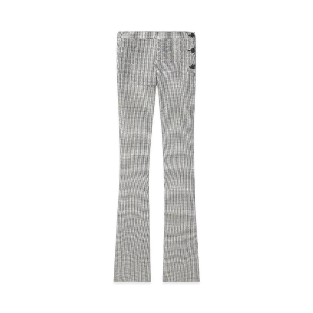 Courreges Oblique Tailored Pants "Black/Natural"