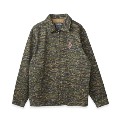 HYSTERIC GLAMOUR Vixen Girl Patch Utility Jacket "Khaki"