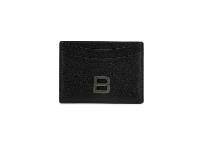 BALENCIAGA Hourglass Card Holder "Black"