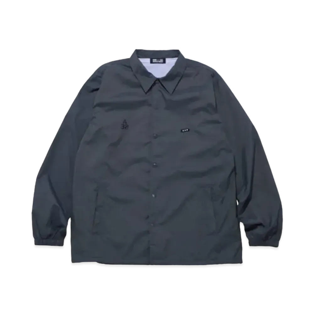GOD SELECTION XXX x WIND AND SEA Coach Jacket GX-A23-WSJK-02 "Charcoal Grey"