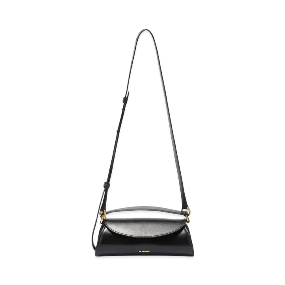 Jil Sander Cannolo Handle Mini "Black"