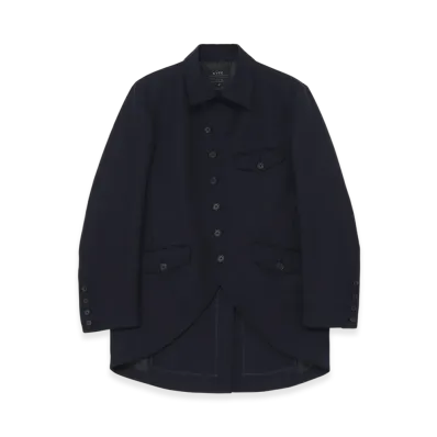 S'YTE Wool Surge Semi-Double-Breasted Jacket "Navy"