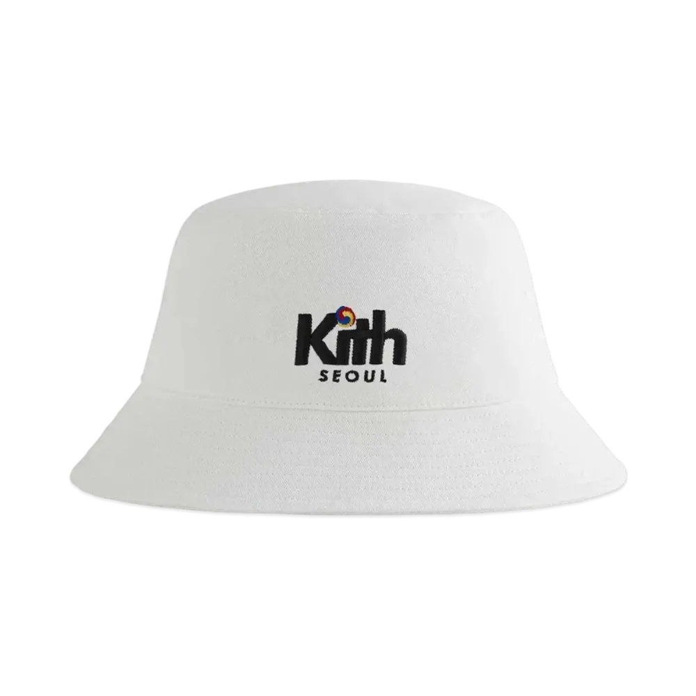 Kith Seoul Dawson Bucket Hat "White"