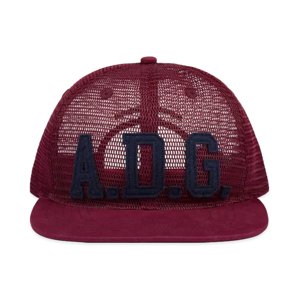 DENIM TEARS ADG Mesh Cap "Burgundy"