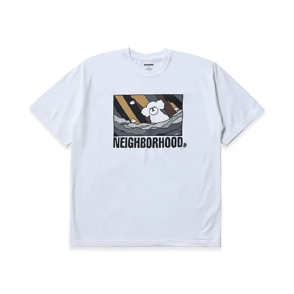 NEIGHBORHOOD x Ghost NH 251 Spot . Tee SS-13 "White"