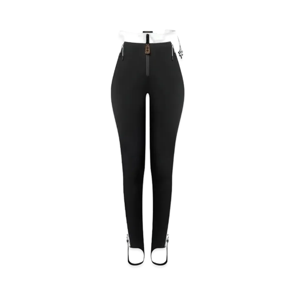 Louis Vuitton Graphic Accent Stirrup Leggings "Noir"