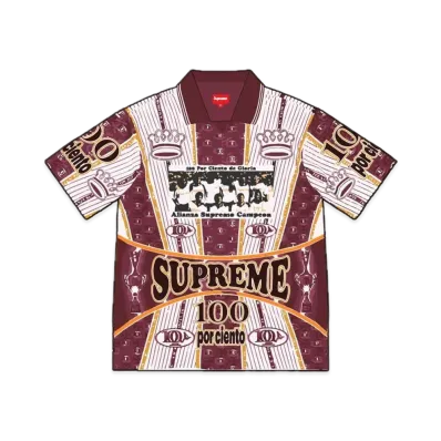 Supreme Por Ciento Soccer Jersey "Burgundy"