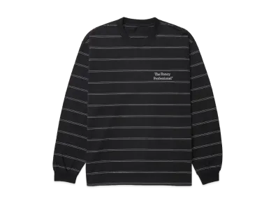 ENNOY Panel Border L/S T-Shirt "Black"