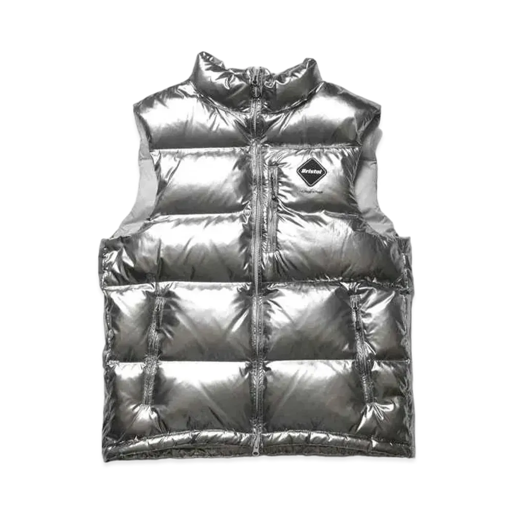 F.C.Real Bristol Down Vest "Silver"