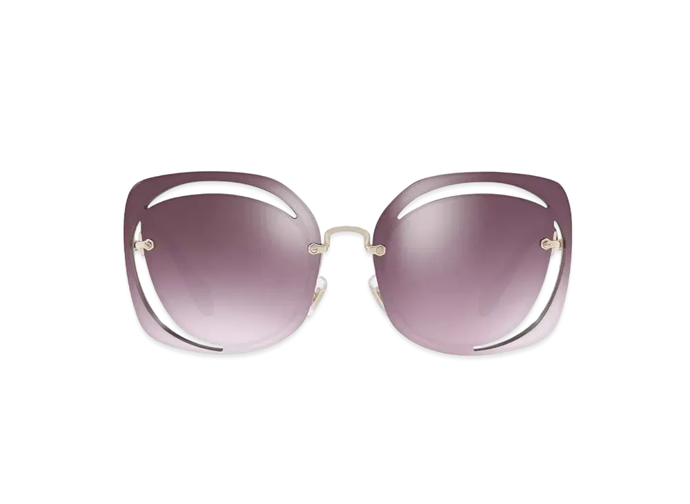 MIU MIU Seny Cue Eyewear "Brown Gradation Mirror Lens"