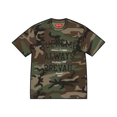Supreme Always Prevail S/S Top "Woodland Camo"