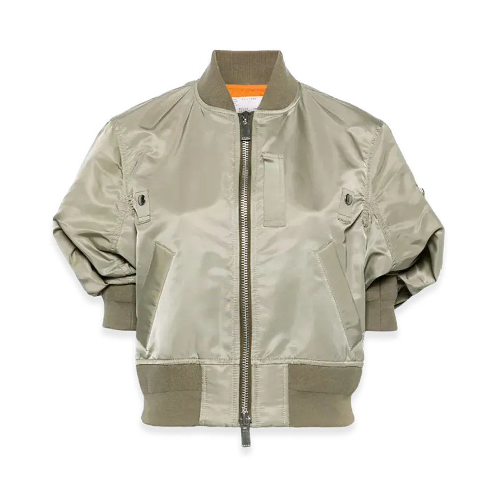 sacai Women's Jackets Kaki "Green"