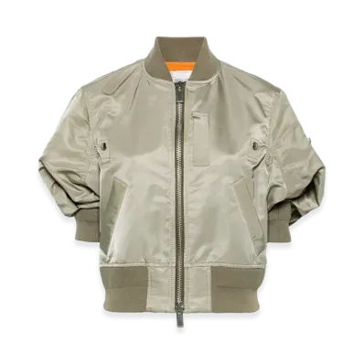 sacai Women's Jackets Kaki "Green"