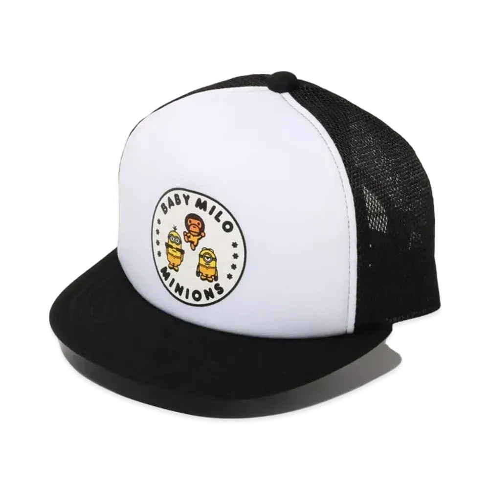 A BATHING APE MINIONS MESH CAP "Black"